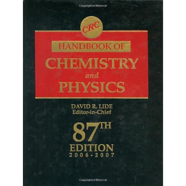 CRC Handbook Chemistry and Physics, 59th Edition 1978-1979: Weast